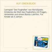 Vorschaubild 2 von Lernspiel Der Flughafen Wer-Wie-Was Warum Wo Wissensspiel Kinder Noris