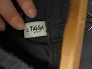 Vorschaubild 2 von Mädchen Glitzer Leggings Grau Gr. 152 Baumwolle