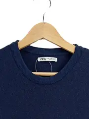 Vorschaubild 4 von Herren T-Shirt Blau Gr. M Basic 100% Baumwolle Kurzarm