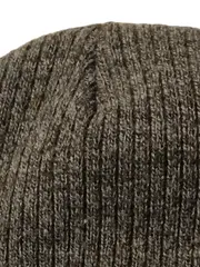 Vorschaubild 3 von Damen Beanie Mütze Grau meliert Rippstrick Nieten Freizeit