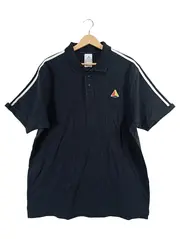 Vorschaubild 1 von Poloshirt Herren XL Schwarz 3-Streifen Logo-Patch Kurzarm