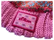 Vorschaubild 2 von Mädchen Mütze Rosa Strickmütze Winter Norwegermuster mit Bommel