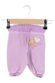 Vorschaubild 1 von Baby Stoffhose Gr. 56 Lila Maus Motiv Kinder Hose Freizeithose