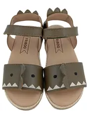 Vorschaubild 2 von Kinder Sandalen Gr. 29 Grün Casual Monster-Design Klettverschluss