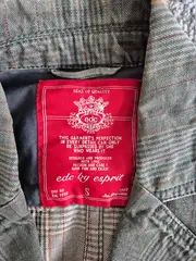 Vorschaubild 6 von Damen Blazer Jacke Grau Kariert Gr. S Casual