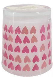 Vorschaubild 2 von Teelichthalter Glas Rosa Herz Romantisch Deko 6 cm