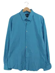 Vorschaubild 1 von Business Hemd Herren Türkis Gestreift Gr. 50, L Fitted