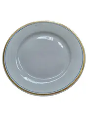 Vorschaubild 1 von Essteller Weiß Porzellan Klassisch 18cm Teller mit Goldrand