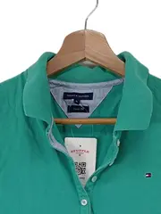 Vorschaubild 2 von Damen Poloshirt Classic Fit Gr. M Grün Baumwolle