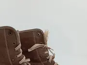 Vorschaubild 4 von Damen Stiefel Wildleder Braun Schnürung Reißverschluss Gr. 39