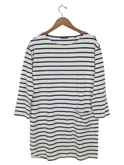 Vorschaubild 1 von Damen Freizeitkleid gestreift Minikleid Baumwolle Mehrfarbig S