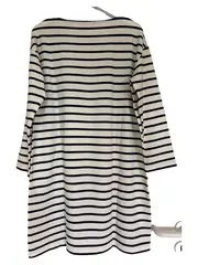 Vorschaubild 2 von Damen Freizeitkleid gestreift Minikleid Baumwolle Mehrfarbig S