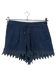 Vorschaubild 1 von Damen Shorts Spitze Boho Blau Größe S 36