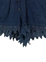 Vorschaubild 2 von Damen Shorts Spitze Boho Blau Größe S 36