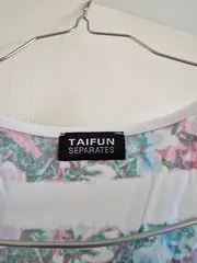 Vorschaubild 6 von TAIFUN Damen Top Shirt Gr. 38 M Mehrfarbig Blumenmuster Streifen Casual