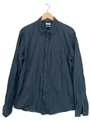 Vorschaubild 1 von Herren Freizeithemd Grau L Baumwolle Langarm Casual