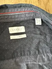 Vorschaubild 5 von Herren Freizeithemd Grau L Baumwolle Langarm Casual