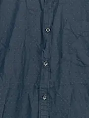 Vorschaubild 3 von Herren Freizeithemd Grau L Baumwolle Langarm Casual
