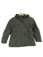 Vorschaubild 1 von Mädchen Parka Jacke Grün Gr. 128 Kapuze Gesteppt Freizeit