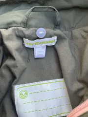 Vorschaubild 5 von Mädchen Parka Jacke Grün Gr. 128 Kapuze Gesteppt Freizeit