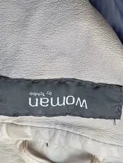Vorschaubild 3 von Damen Lederjacke Bikerjacke Grau Gr. 36/S Modern Streetwear
