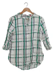 Vorschaubild 1 von Damen Hemdbluse kariert Gr. 36 Mehrfarbig Casual