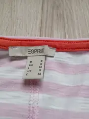 Vorschaubild 3 von Damen T-Shirt Gr. S gestreift Rosa Weiß Kurzarm Casual