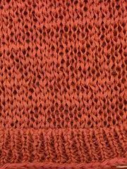 Vorschaubild 4 von EDC Damen Pullover Gr. 38/M Rot Casual Strukturmuster Langarm