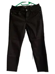 Vorschaubild 1 von Damen Stoffhose Schwarz Gr. M Baumwolle Casual