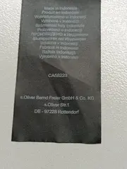 Vorschaubild 4 von QS S.OLIVER Damen Blusenkleid Gr. 36/S Schwarz Elegant Hoher Kragen