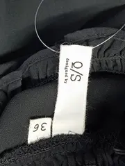 Vorschaubild 3 von QS S.OLIVER Damen Blusenkleid Gr. 36/S Schwarz Elegant Hoher Kragen