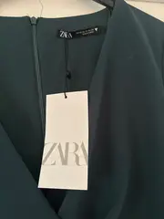 Vorschaubild 6 von Damen Wickelkleid Freizeitkleid Gr. 34/XS Grün Modisch
