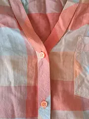 Vorschaubild 3 von Damen Hemdbluse Gr. 34 Kariert Mehrfarbig Casual Baumwolle