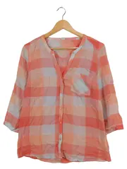 Vorschaubild 1 von Damen Hemdbluse Gr. 34 Kariert Mehrfarbig Casual Baumwolle
