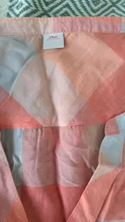 Vorschaubild 5 von Damen Hemdbluse Gr. 34 Kariert Mehrfarbig Casual Baumwolle