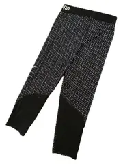 Vorschaubild 2 von Pro Damen Leggings 3/4 Sporthose Schwarz Punkte Gr. S