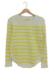 Vorschaubild 1 von Damen Pullover Gr. 34/XS Mehrfarbig Gestreift Baumwolle Casual