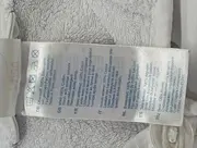 Vorschaubild 4 von Kinder Bademantel Gr. 80 Weiß Hasen Sterne Kapuze Baumwolle