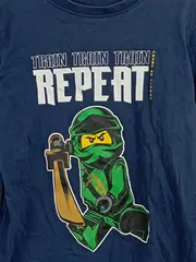 Vorschaubild 2 von Ninjago Jungen Langarmshirt Gr. 128 Blau Casual Baumwolle