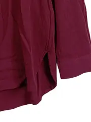 Vorschaubild 4 von Damen Bluse Rot Gr. 40 Viskose Langarm Casual