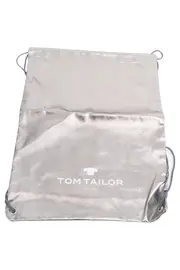 Vorschaubild 1 von Turnbeutel Damen Silber Logo-Print Sportbeutel Gym Bag