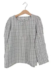 Vorschaubild 1 von Kinder Hemdbluse kariert Langarm Gr. 152 Casual Mehrfarbig