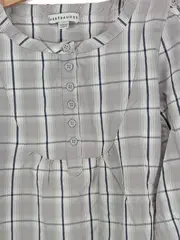 Vorschaubild 2 von Kinder Hemdbluse kariert Langarm Gr. 152 Casual Mehrfarbig