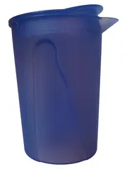 Vorschaubild 1 von Krug Blau Kunststoff 20cm Deckel Saftkrug Wasserkanne Praktisch