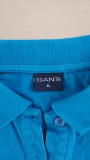 Vorschaubild 5 von Herren Poloshirt XL Blau Baumwolle Kurzarm Casual