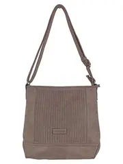 Vorschaubild 1 von Damen Umhängetasche Braun Taupe Crossbody Bag Lochmuster