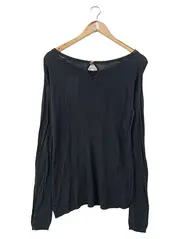 Vorschaubild 2 von Damen Pullover Gr. 36/S Schwarz Casual Langarm Glitzer