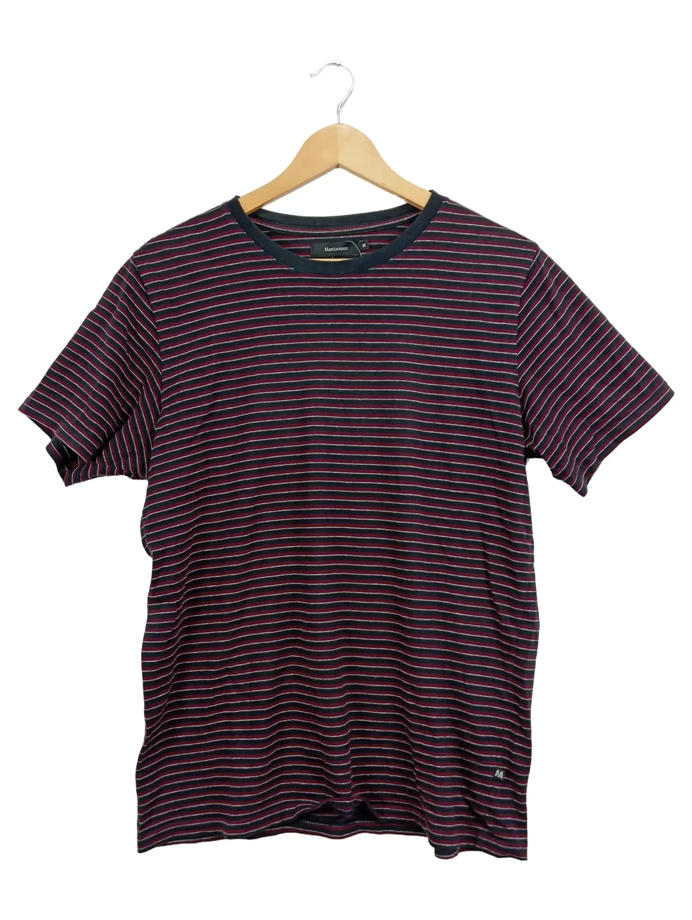 MATINIQUE Herren T-Shirt gestreift Gr. 48/M Casual Mehrfarbig