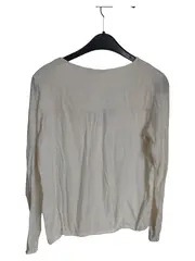 Vorschaubild 2 von EDC Damen Langarmshirt Beige Gr. 36/S Casual Viskose Polyamid