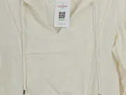 Vorschaubild 3 von EDC Damen Langarmshirt Beige Gr. 36/S Casual Viskose Polyamid